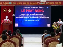Phường Tây Tựu phát động phong trào “Bình dân học vụ số” và triển khai Chỉ thị số 11/CT-UBND ngày 24/7/2025 của UBND thành phố Hà Nội