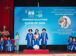 Nguyễn Bảo Ngọc: Cựu học sinh trường THPT Ứng Hoà A - Thủ khoa tốt nghiệp Đại học năm 2025