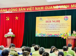 CÔNG AN PHƯỜNG LÁNG TỔ CHỨC HỘI NGHỊ TRIỂN KHAI MỘT SỐ NHIỆM VỤ TRỌNG TÂM TRONG CÔNG TÁC ĐẢM BẢO AN NINH TRẬT TỰ TẠI CƠ SỞ