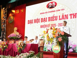 PHIÊN TRÙ BỊ ĐẠI HỘI ĐẠI BIỂU ĐẢNG BỘ PHƯỜNG SƠN TÂY LẦN THỨ I, NHIỆM KỲ 2025-2030