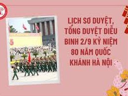 Lịch trình sơ duyệt, tổng duyệt diễu binh, diễu hành kỷ niệm 80 năm Quốc khánh 02/9