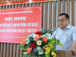 Khương Đình phát động chiến dịch vệ sinh môi trường phòng, chống sốt xuất huyết