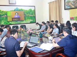 Xuân Mai dự hội nghị trực tuyến toàn quốc tập huấn chuyên môn, nghiệp vụ cho cán bộ, công chức, viên chức