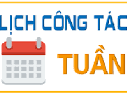 Lịch công tác tuần thứ 33