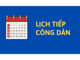 Lịch tiếp công dân Quý III/2025 của Lãnh đạo UBND xã