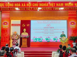 ĐẢNG ỦY – HĐND -UBND – UBMTTQ PHƯỜNG VĨNH HƯNG TỔ CHỨC LỄ KỶ NIỆM 80 NĂM NGÀY TRUYỀN THỐNG CAND VIỆT NAM,  20 NĂM NGÀY HỘI TOÀN DÂN BẢO VỆ AN NINH TỔ QUỐC