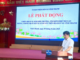 XÃ VĨNH THANH PHÁT ĐỘNG CHIẾN DỊCH VỆ SINH MÔI TRƯỜNG, TÌM KIẾM DIỆT BỌ GẬY PHÒNG CHỐNG SỐT XUẤT HUYẾT