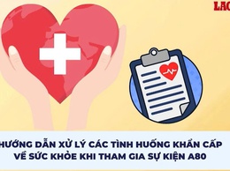 Hướng dẫn người dân cách bảo vệ sức khoẻ khi tham gia sự kiện A80
