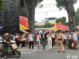 Thông báo phân luồng giao thông, phục vụ đại lễ A80