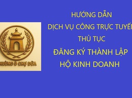 Thủ tục Đăng ký thành lập hộ kinh doanh