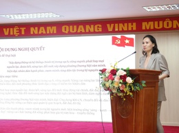 Đảng uỷ phường Dương Nội quán triệt, tuyên truyền, triển khai thực hiện Nghị quyết Đại hội Đảng bộ phường lần thứ I, nhiệm kỳ 2025 - 2030