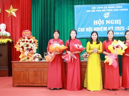 Hội nghị Chi hội Phụ nữ thôn Chu Chàng và Chu Châu: Đoàn kết, sáng tạo, xây dựng tổ chức Hội vững mạnh