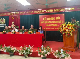 LỄ CÔNG BỐ QUYẾT ĐỊNH ĐẶC XÁ NĂM 2025 TẠI TRẠI TẠM GIAM T16