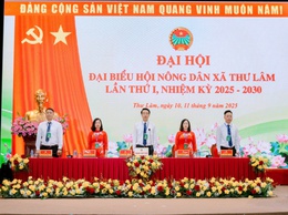 Phiên Nội bộ Đại hội đại biểu Hội Nông dân xã Thư Lâm lần thứ I, nhiệm kỳ 2025-2030.