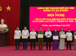 Đảng ủy xã tổng kết công tác tổ chức Đại hội Đại biểu Đảng bộ lần I, nhiệm kỳ 2025 - 2030