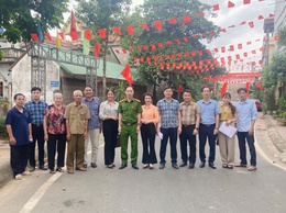 Tích cực hưởng ứng cuộc thi “ giữ gìn thôn, tổ dân phố sáng –xanh-sạch-đẹp-an toàn-thông minh”