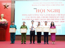 Phường Chương Mỹ tổng kết công tác lãnh đạo, chỉ đạo, triển khai thực hiện Đại hội Đảng bộ, Chi bộ trực thuộc và Đại hội đại biểu Đảng bộ phường Chương Mỹ lần thứ I, nhiệm kỳ 2025-2030