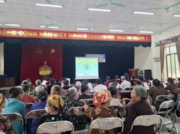Trạm y tế phường Chương Mỹ tăng cường truyền thông chăm sóc sức khỏe người cao tuổi 