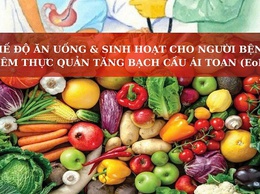 Chế độ ăn uống và sinh hoạt khoa học giúp kiểm soát viêm thực quản tăng bạch cầu ái toan