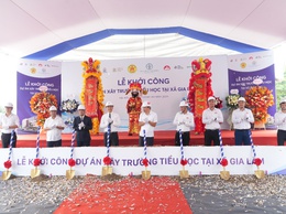 Lễ khởi công Dự án xây dựng Trường Tiểu học tại xã Gia Lâm
