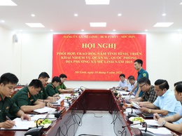 Mê Linh: Thực hiện tốt nhiệm vụ công tác quân sự - quốc phòng địa phương