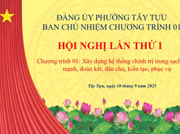 Ban Chủ nhiệm Chương trình công tác số 01-CTr/ĐU của Đảng ủy họp phiên họp lần thứ nhất
