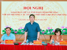 Phường Cầu Giấy quyết tâm hoàn thành xuất sắc nhiệm vụ trọng tâm trong quý IV