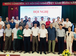 Hội nghị Công bố các quyết định hợp nhất các hội quần chúng hoạt động phạm vi xã khi thay đổi địa giới hành chính