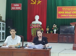 Chi bộ thôn Đại Định sinh hoạt thường kỳ tháng 9/2025 – Đoàn kết, trách nhiệm, vững bước đi lên