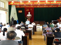 Xã Bình Minh: Lấy ý kiến nhân dân về phương án bồi thường, hỗ trợ, tái định cư dự án nâng cấp Quốc lộ 21B