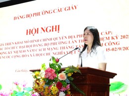 Phường Cầu Giấy: Chuyển đổi số, đào tạo cán bộ để phục vụ người dân tốt hơn