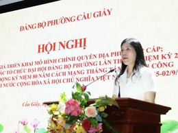 Phường Cầu Giấy: đánh giá hoạt động mô hình chính quyền địa phương 2 cấp
