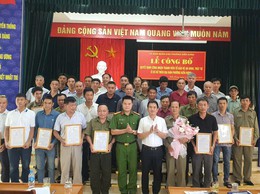 Phường Kiến Hưng tổ chức Lễ công bố Quyết định công nhận thành viên Tổ bảo vệ an ninh, trật tự ở cơ sở