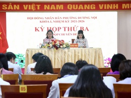 HĐND phường Dương Nội thông qua Nghị quyết về ghép khu dân cư và đổi tên tổ dân phố