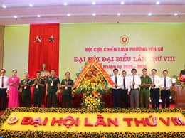 Hội Cựu chiến binh phường Yên Sở tổ chức Đại hội đại biểu lần thứ VIII, nhiệm kỳ 2025 - 2030