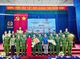 Công bố Quyết định thành lập và ra mắt Chi hội Phụ nữ, Chi đoàn Thanh niên Công an xã Sơn Đồng