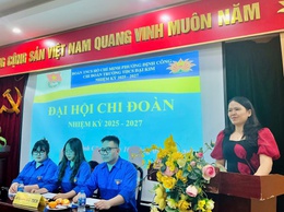 Chi đoàn trường THCS Đại Kim tổ chức Đại hội chi đoàn
nhiệm kỳ 2025-2027