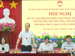 Các xã phía nam Thành phố chuẩn bị tốt các điều kiện để tổ chức Đại hội đại biểu Uỷ ban MTTQ Việt Nam xã, nhiệm kỳ 2025-2030.