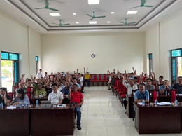 Quang Minh tổ chức hội nghị lấy ý kiến nhân dân về phương án sử dụng trụ sở cũ