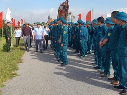 XÃ HÁT MÔN TỔ CHỨC DIỄN TẬP PHÒNG, CHỐNG THIÊN TAI