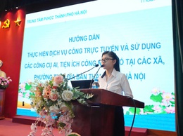Sơn Tây hướng dẫn, hỗ trợ sử dụng các nền tảng số trong thực hiện dịch vụ công trực tuyến.