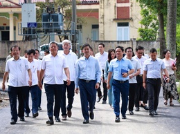 Văn phòng Quốc hội làm việc với UBND thành phố Hà Nội về khảo sát tiến độ thực hiện dự án Khu lưu niệm Trưởng ban Thường trực Quốc hội Bùi Bằng Đoàn