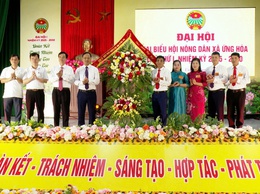 Đại hội đại biểu Hội Nông dân xã Ứng Hoà thành công tốt đẹp