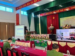Xã Trung Giã: Tập huấn khai báo cho các cơ sở thuộc diện quản lý về PCCC&CNCH