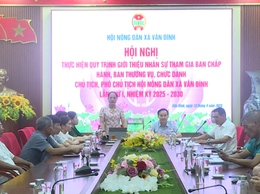 Hội Nông dân xã giới thiệu nhân sự tham gia Ban Chấp hành, Ban Thường vụ và các chức danh chủ chốt nhiệm kỳ 2025 – 2030
