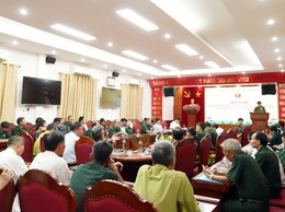 Hội Cựu Chiến binh phường Chương Mỹ tổ chức hội nghị lấy phiếu tín nhiệm nhân sự nhiệm kỳ 2025–2030