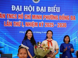 Thủ khoa xuất sắc Học viện Thanh thiếu niên Việt Nam làm Bí thư Đoàn Thanh niên phường Đống Đa