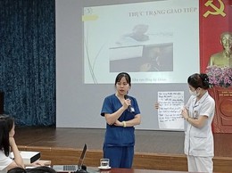 BVĐK Thường Tín: Tập huấn bộ công cụ AIDET nâng cao kỹ năng giao tiếp cho nhân viên y tế