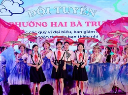 Phường Hai Bà Trưng đoạt giải tại vòng chung khảo 
Hội thi “ Thiếu nhi Thủ đô tuyên truyền sách; Múa hát tập thể và Ca khúc măng non”  với chủ đề “Việt Nam quê hương em”