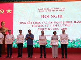 Hội nghị tổng kết công tác Đại hội đại biểu Đảng bộ phường Từ Liêm lần thứ I, nhiệm kỳ 2025 – 2030